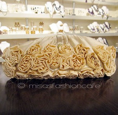 （画像用） SANTI サンティ クラッチ 　ローズ・Lサイズ