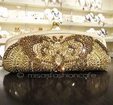 （画像用） SANTI サンティ クラッチ バタフライ・ゴールド