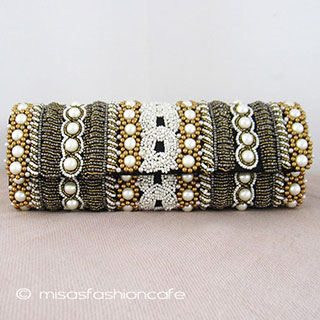 （画像用） SANTI サンティ クラッチ パール＆メタリック