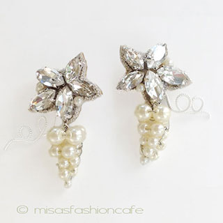 （画像用） ＳＰＡＲＫＬ　パール葡萄 ピアスまたはイヤリング