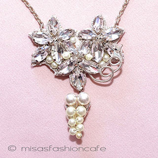 （画像用） ＳＰＡＲＫＬ　ネックレス シェルパールの葡萄