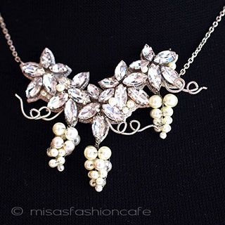 （画像用） ＳＰＡＲＫＬ　ネックレス シェルパールの葡萄（L）