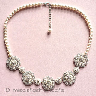 （画像用） ＳＰＡＲＫＬ　ネックレス エレガント・フローラル