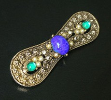 （画像用） ラピス・リボン　ブローチ