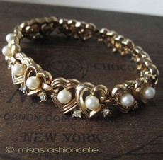 （画像用） クラウントリファリ Trifari パール&ハート