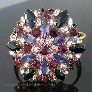 （画像用） チェコ製ガラス バングル