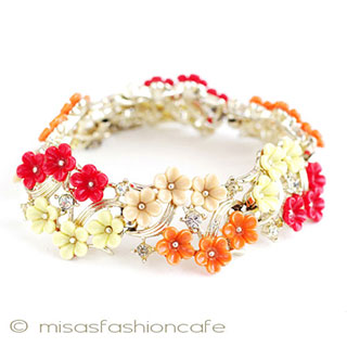 （画像用） ＣＯＲＯ　ブレスレット　 　フラワーガーデン