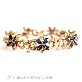 （画像用） Ｔｒｉｆａｒｉ　 トリファリ お花　ブレスレット