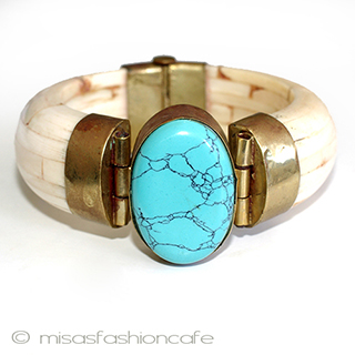 （画像用） 天然石　パワーストーン ターコイズ　バングル