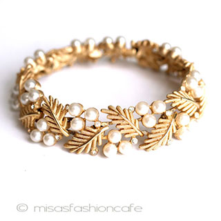 （画像用） Ｔｒｉｆａｒｉ　トリファリ パール　松ブレスレット