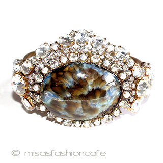 （画像用） ガラス＆パール　バングル