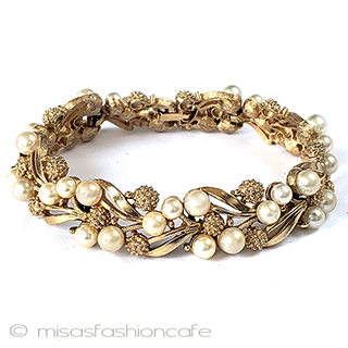 （画像用） Trifari　 トリファリ タンポポ　ブレスレット