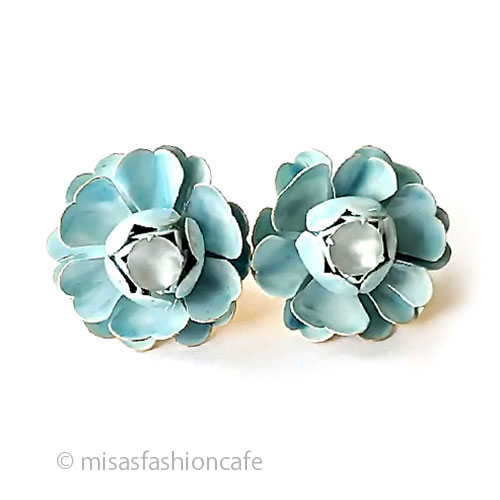 （画像用） Robert　イヤリング エナメル・フラワー