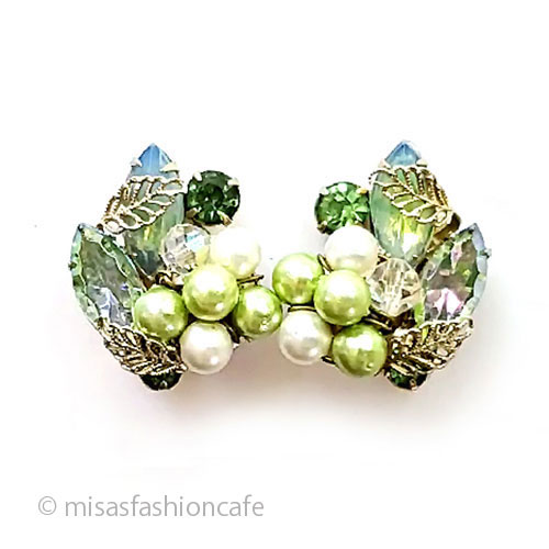 （画像用） Kramer　イヤリング パール＆サブリナの花