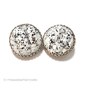 （画像用） エルザ・スキャパレリ刻印 希少アートミルクガラス