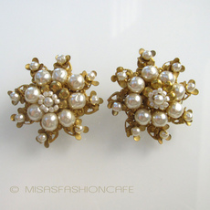 （画像用） Miriam Haskell ミリアムハスケル イヤリング