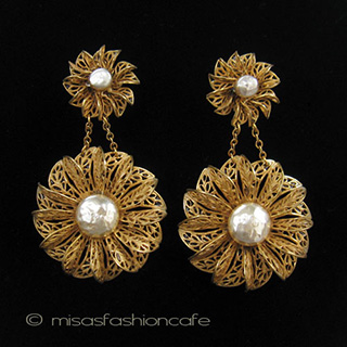 （画像用） Miriam Haskell ミリアムハスケル イヤリング