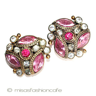 （画像用） SterlingSilver　銀製 クリスタル　イヤリング