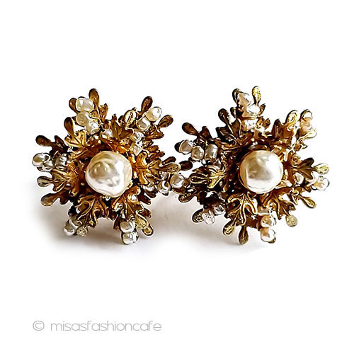 （画像用） ミリアムハスケル　刻印 バロックパール金の花