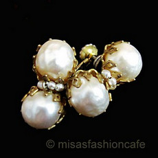 （画像用） Miriam Haskell ミリアムハスケル イヤリング