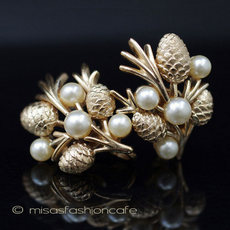 （画像用） クラウントリファリ Trifari イヤリング