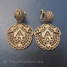 （画像用） Miriam Haskell ミリアムハスケル イヤリング