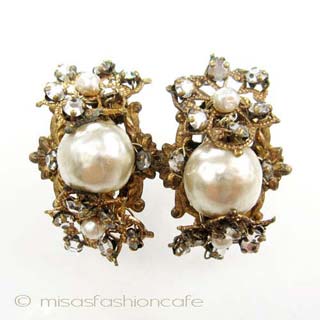 （画像用） Miriam Haskell ミリアムハスケル イヤリング