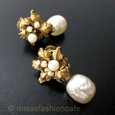 （画像用） Miriam Haskell ミリアムハスケル イヤリング