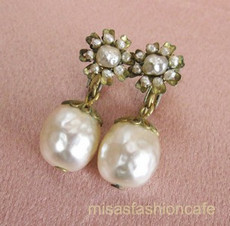 （画像用） Miriam Haskell ミリアムハスケル イヤリング