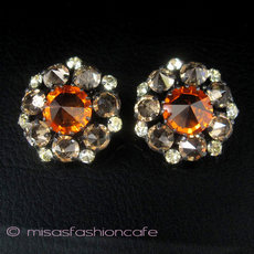 （画像用） Austria　オーストリア製 クリスタル　イヤリング