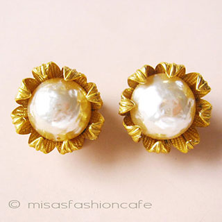 （画像用） Miriam Haskell ミリアムハスケル イヤリング