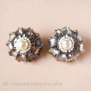 （画像用） Miriam Haskell ミリアムハスケル イヤリング