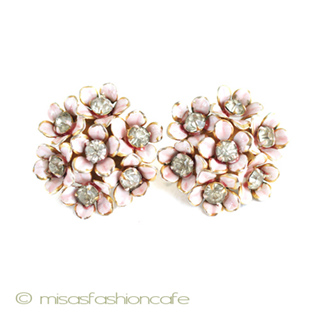 （画像用） ＳＡＮＤＯＲ　イヤリング 　RSお花ブーケ