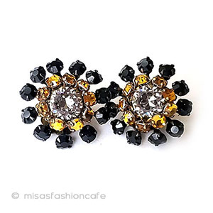 （画像用） ミリアムハスケル刻印 Haskell花イヤリング