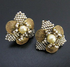 （画像用） Miriam Haskell ミリアムハスケル イヤリング