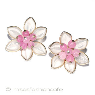 （画像用） 大振りお花イヤリング