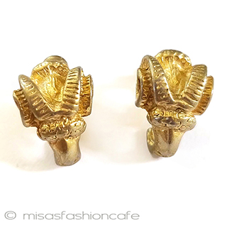 （画像用） Goldette羊 イヤリング