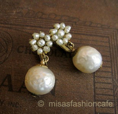 （画像用） Miriam Haskell ミリアムハスケル イヤリング