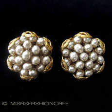 （画像用） Miriam Haskell ミリアムハスケル イヤリング