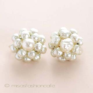 （画像用） バロックパール　イヤリング