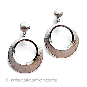 （画像用） Trifari　 トリファリ フープイヤリング(M)