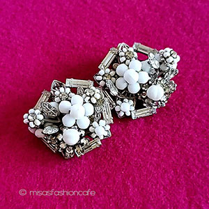 （画像用） MiriamHaskellデザイナー Eugeneのお花イヤリング