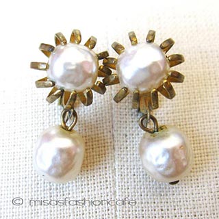 （画像用） Miriam Haskell ミリアムハスケル イヤリング