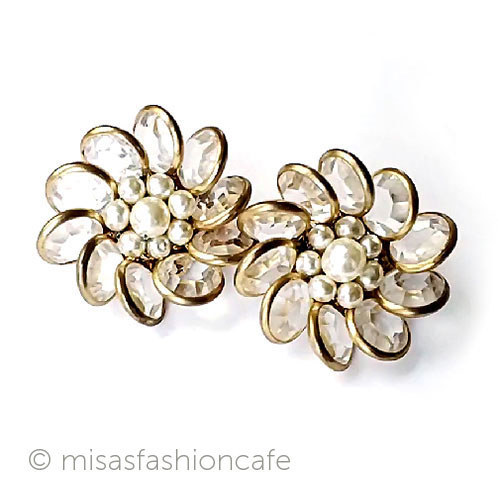 （画像用） ミリアムハスケル刻印 お花バロックパール