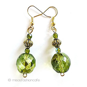 （画像用） ヴィンテージ　ピアス ベネチアン・ガラス