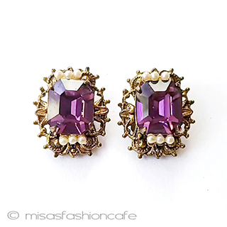 （画像用） アンティークジュエリー アートデコ　イヤリング