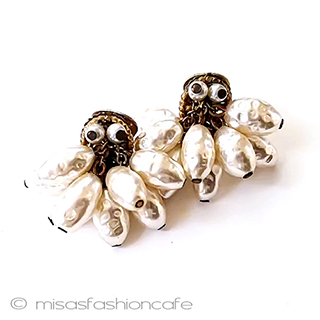 （画像用） ミリアムハスケル　刻印 バロックパールイヤリング