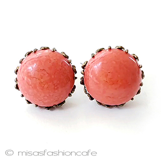 （画像用） ミリアム　ハスケル　 コーラル　イヤリング