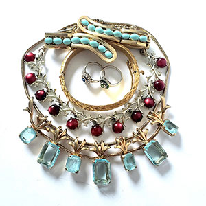 （画像用） コスチュームジュエリー マルチカラーSet