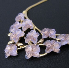 （画像用） Ｔｒｉｆａｒｉ　トリファリ スミレの花ネックレス